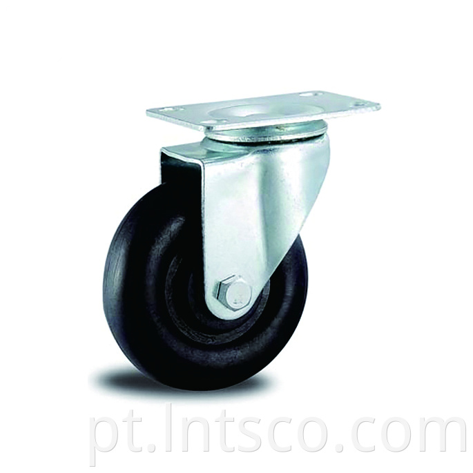 High Temperature Black Nylon Swivel Casters